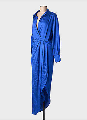 Rochie lungă albastru MANGO femeie