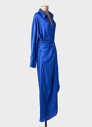 Rochie lungă albastru MANGO femeie