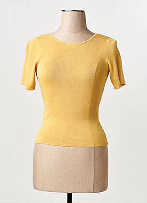 Tricou galben MANGO femme