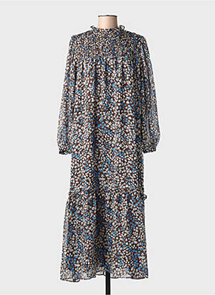 Rochie lungă maro MANGO femeie