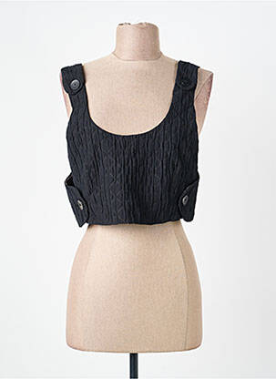 Top negru MANGO femeie