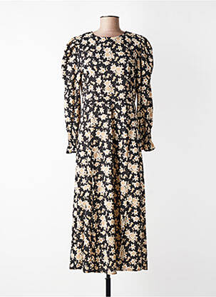 Rochie lungă negru MANGO femeie