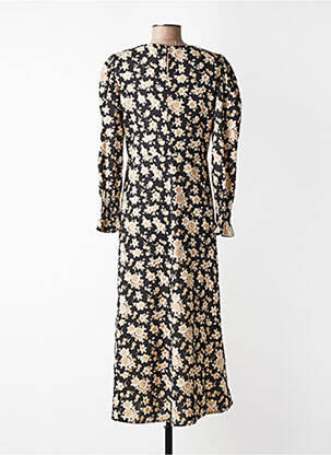 Rochie lungă negru MANGO femeie