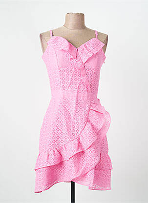 Rochie scurtă roz NAF NAF femeie