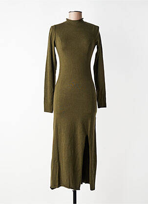 Rochie lungă verde MANGO femeie