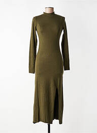 Rochie lungă verde MANGO femeie