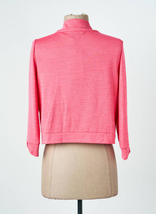 Vestă cu mâneci lungi roz MORE & MORE femme