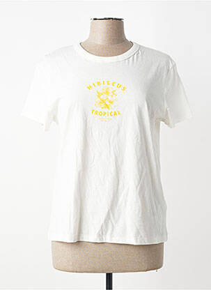 Tricou alb JACQUELINE DE YONG femeie