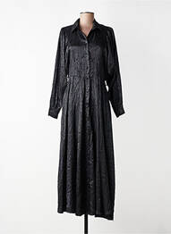 Rochie lungă negru ASTRID BLACK LABEL femme