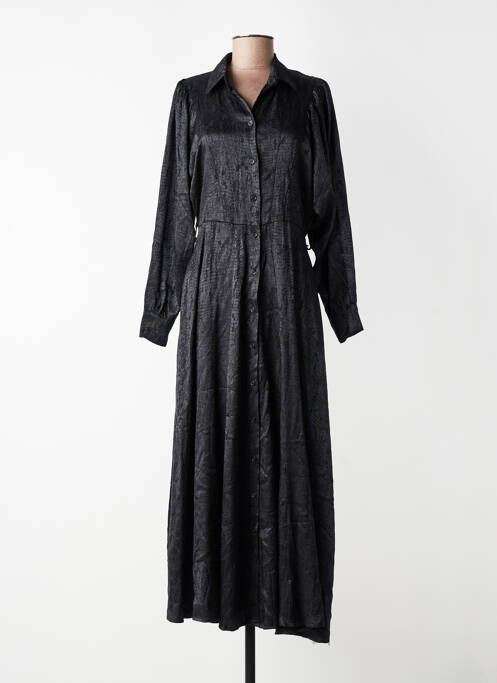 Rochie lungă negru ASTRID BLACK LABEL femme