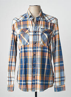 Cămașă cu mâneci lungi albastru GARCIA homme