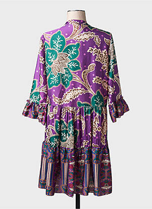 Rochie midi violet TERRA DI SIENA femeie