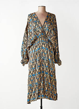 Rochie midi bej TERRA DI SIENA femeie