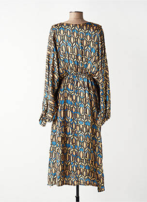 Rochie midi bej TERRA DI SIENA femeie