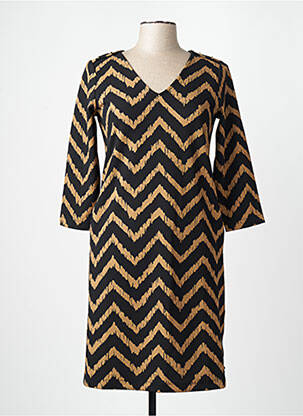 Rochie midi maro GARCIA femeie