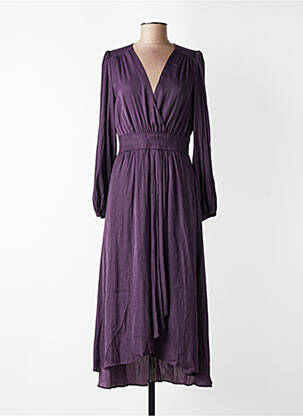 Rochie midi violet MORGAN femme