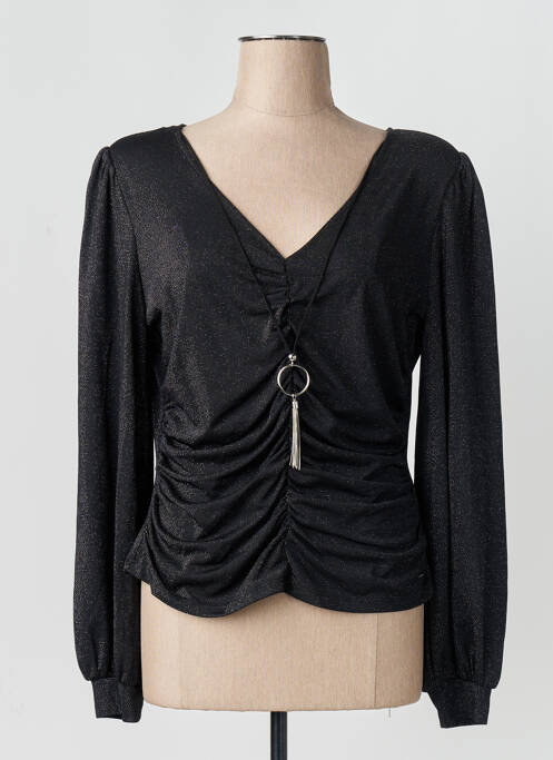 Tricou negru MORGAN femme