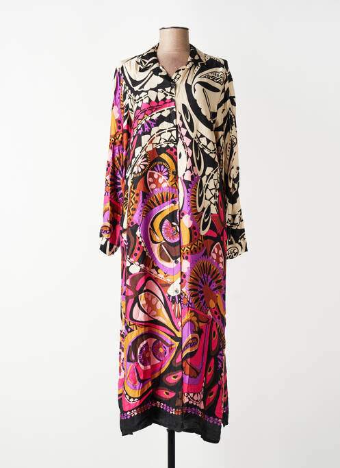 Rochie midi roz TERRA DI SIENA femme