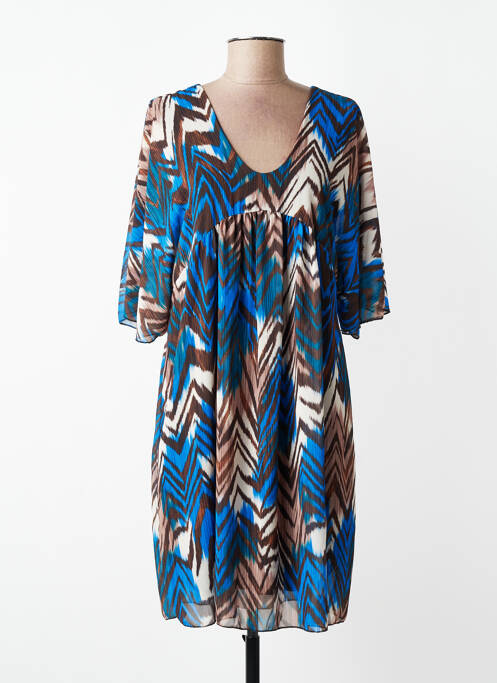 Rochie midi albastru TERRA DI SIENA femme