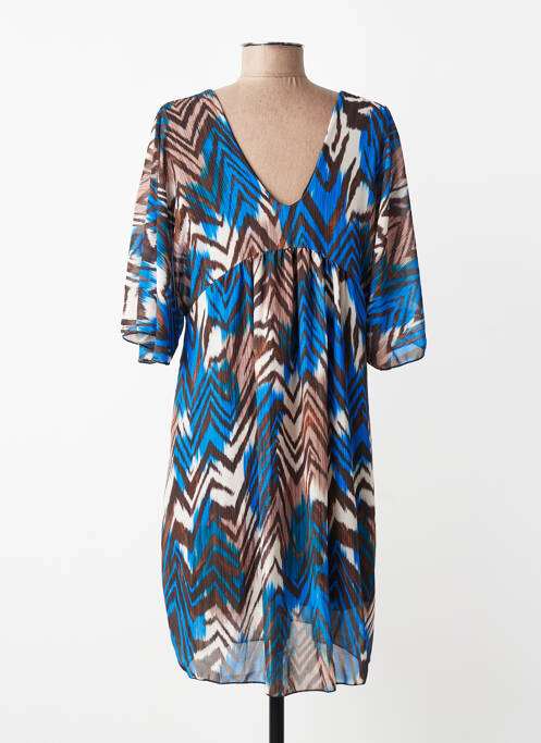 Rochie midi albastru TERRA DI SIENA femme