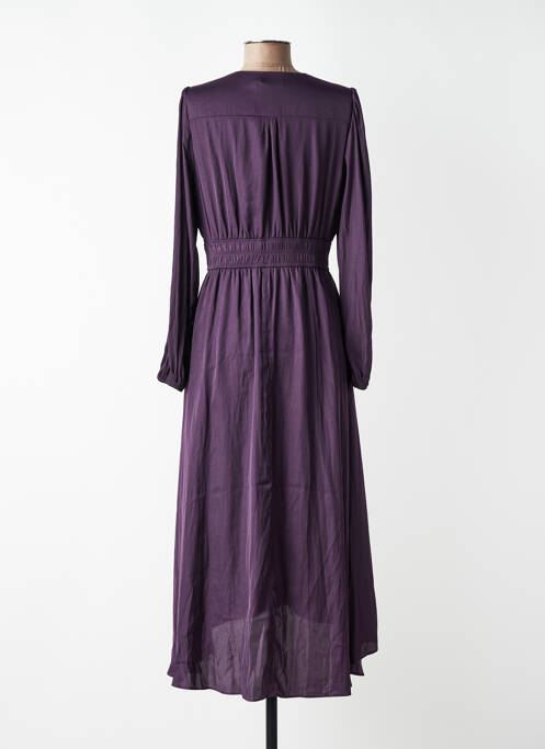 Rochie midi violet MORGAN femme