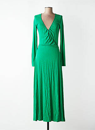 Rochie lungă verde ASTRID BLACK LABEL femme