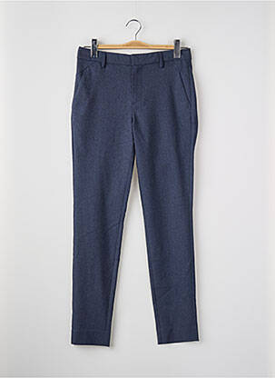Pantalon drept albastru PLAIN bărbat