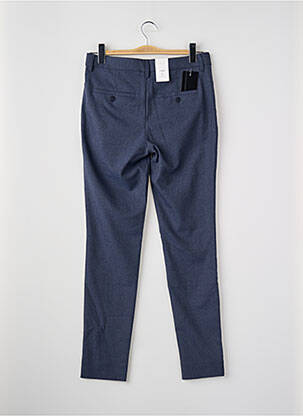 Pantalon drept albastru PLAIN bărbat