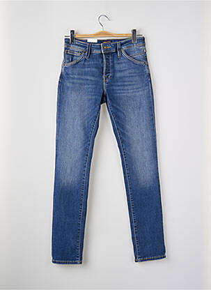 Blugi cu croială slim albastru JACK & JONES bărbat