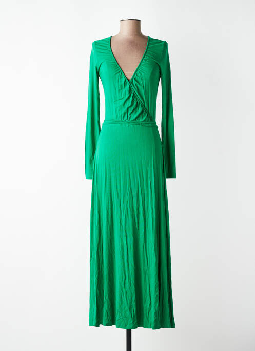 Rochie lungă verde ASTRID BLACK LABEL femme