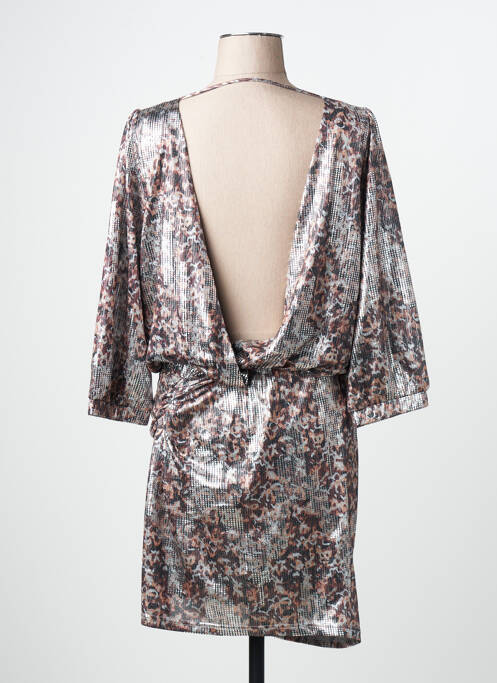 Rochie midi argintiu ASTRID BLACK LABEL femme