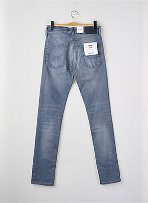 Blugi cu croială slim albastru JACK & JONES bărbat