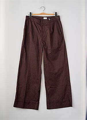 Pantalon drept maro YUGEN femeie