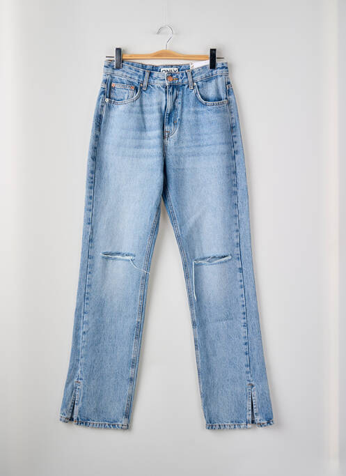 Blugi cu croială dreaptă albastru ONLY femme