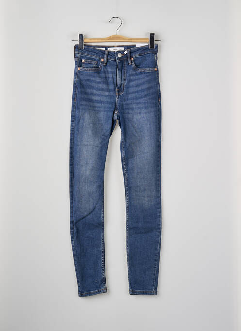 Blugi skinny albastru MANGO femme