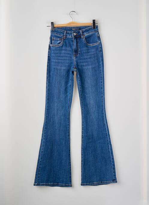 Blugi cu croială evazată albastru TOXIK3 femme