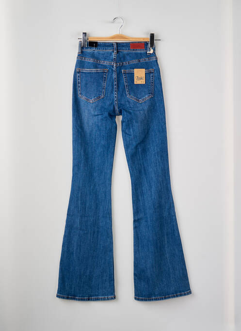 Blugi cu croială evazată albastru TOXIK3 femme