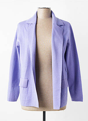 Vestă cu mâneci lungi albastru MILLENIUM femme