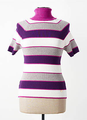 Pulover cu guler înalt violet AMELIE & AMELIE femeie