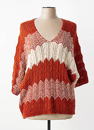 Pulover maro TERRA DI SIENA femme