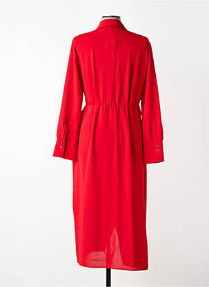 Rochie lungă roșu MANGO femeie