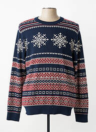 Pulover albastru JACK & JONES bărbat