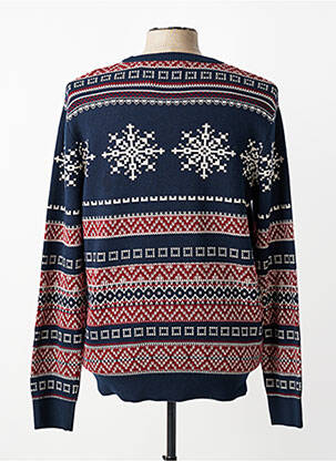 Pulover albastru JACK & JONES bărbat