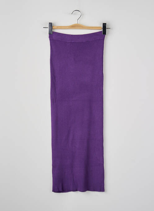 Fustă lungă violet MANGO femme