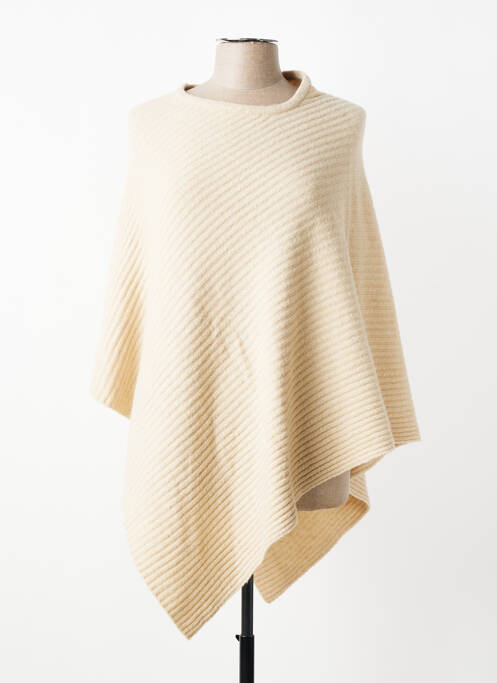 Poncho bej PIECES femme