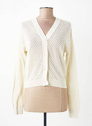 Vestă cu mâneci lungi bej JACQUELINE DE YONG femme