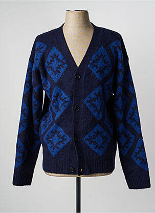 Vestă cu mâneci lungi albastru JACK & JONES homme