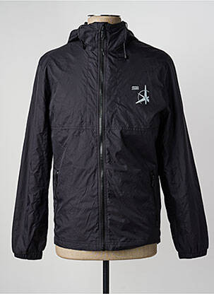 Impermeabil negru JACK & JONES bărbat
