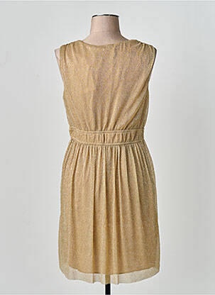 Rochie scurtă auriu NAF NAF femeie