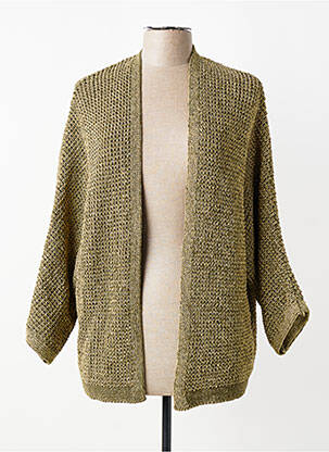 Vestă cu mâneci lungi verde VERO MODA femme